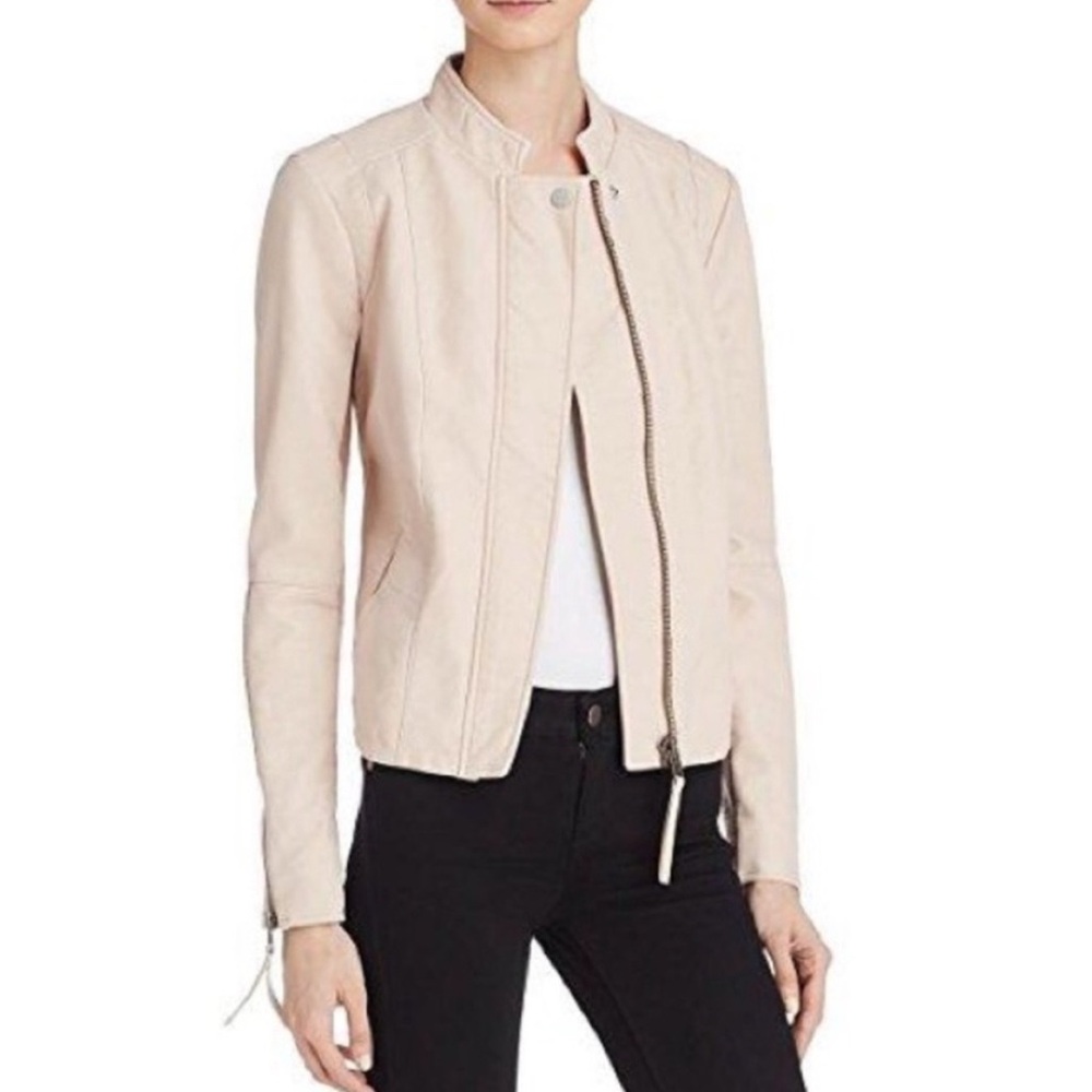 Free People Vegan Leather Moto Jacket